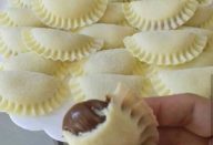 Pastel de leite ninho com recheio de nutella