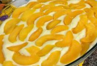 Pavê com gelatina de pêssego❤
