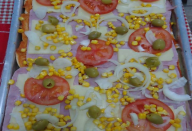 Pizza deliciosa de Pão de Forma!