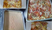 Pizza rápida de liquidificador