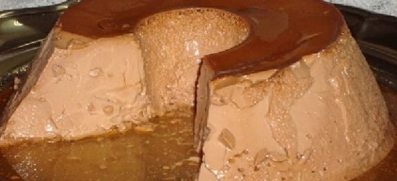 Pudim de Chocolate em Pó
