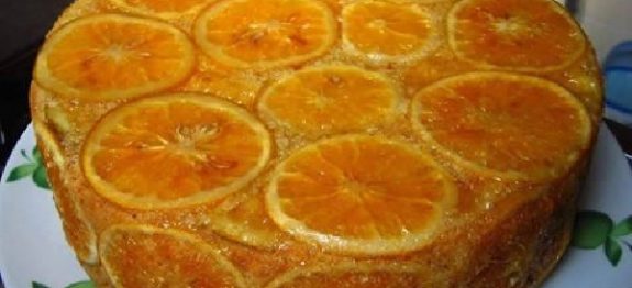 Receita de Bolo Invertido de Laranja