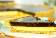 Torta de maracujá com chocolate fácil