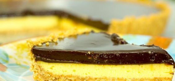 Torta de maracujá com chocolate fácil