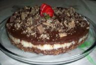 orta de Bis com Mousse de Chocolate