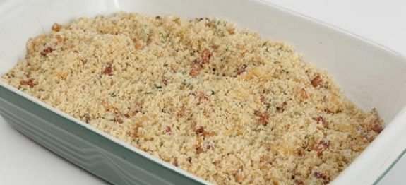 Farofa Fácil com Biscoito Cream Cracker
