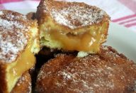 Rabanada Recheada com Doce de Leite