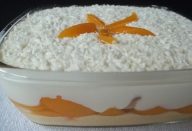 Sobremesa de Pêssego Para o Natal