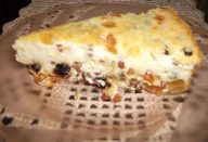 Torta de Ricota com Frutas Cristalizadas