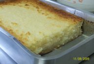 bolo cremoso de aipim