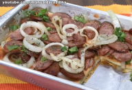 Pizza na Forma de Bolo