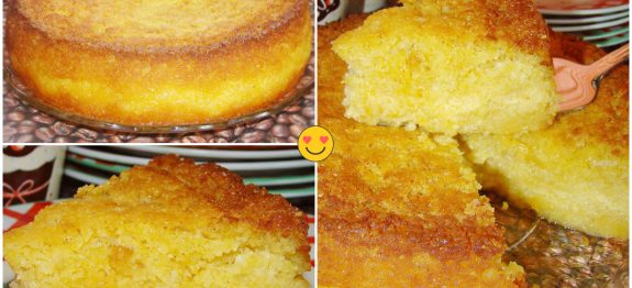 bolo de milho com iogurte