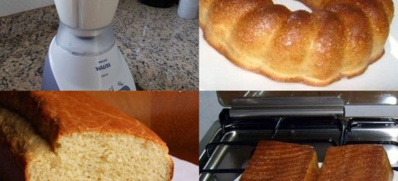 pao de liquidificador receita antiga