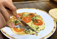 pizza de frigideira