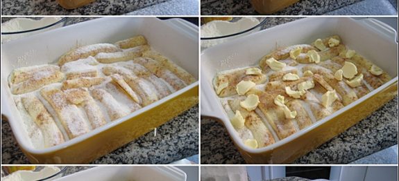 torta de banana preguicosa