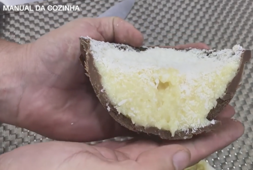 OVO DE P&Aacute;SCOA DE COLHER COM RECHEIO DE BEIJINHO MARAVILHOSO - Veja a Receita :