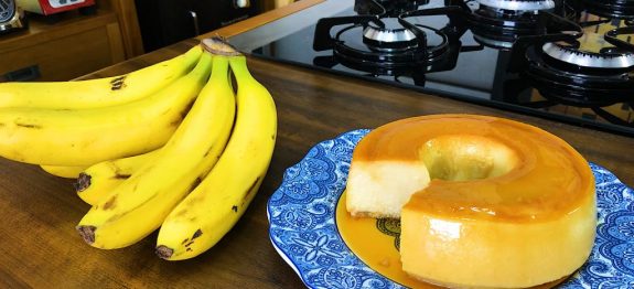 pudim de banana
