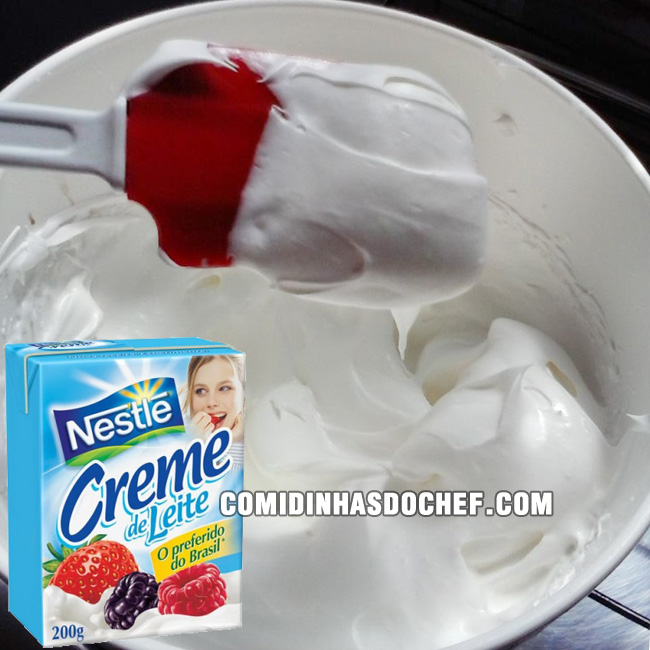 Chantilly Com Creme De Leite De Caixinha
