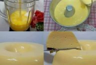 Pudim de geladeira de Maracujá