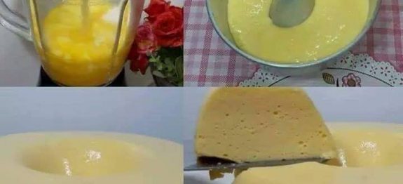 Pudim de geladeira de Maracujá