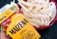 antes de fritar batatas