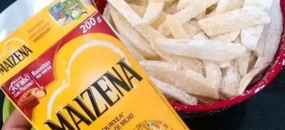 antes de fritar batatas