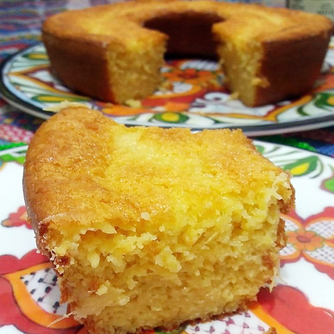 Bolo de Milho Verde Cremoso de Liquidificador - Veja a Receita: