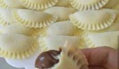 PASTEL DE LEITE NINHO COM RECHEIO DE NUTELLA
