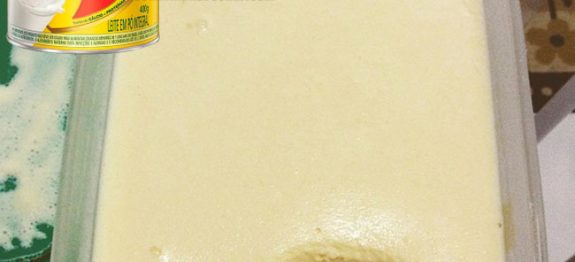 Mousse de Leite em Pó com Gelatina