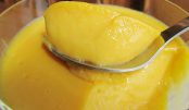Mousse de Manga com Gelatina