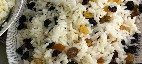 Arroz com Uva Passa