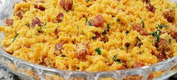 Farofa de Cenoura com Bacon