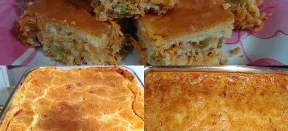 Torta de Frango prática e deliciosa