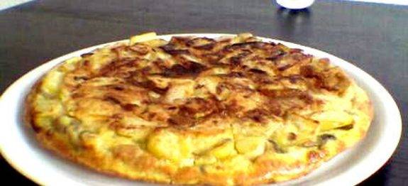 batata frita omelete