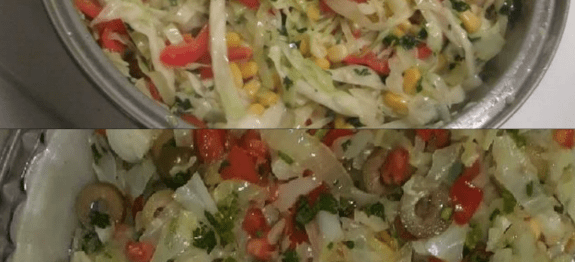 A SALADA DE REPOLHO CREMOSA DE 5 MINUTOS MAIS GOSTOSA QUE EU JÁ COMI NA VIDA!