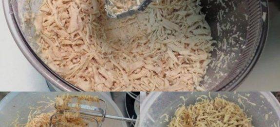 BABADOO!! APRENDA A DESFIAR FRANGO NA BATEDEIRA EM 1 MINUTO!! EU FIZ E DEU SUPER CERTO! FICA BEM DESFIADINHO E DÁ ZERO TRABALHO!! AMEI!!