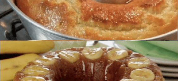 BOLO DE BANANA BRANQUINHO SEM FARINHA, SEM AÇÚCAR E SEM LEITE! E É O MAIS DELICIOSO QUE EU JÁ COMI!!