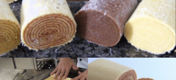 BOLO DE ROLO MAIS FÁCIL DO MUNDO! APRENDI ESSA TÉCNICA NO MEU CURSO E É O BOLO MAIS DELICIOSO DO MUNDO!