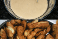 BOLO FRITO COM MASSA DE PÃO, SÃO DELICIOSOS, BARATINHOS E MUITO FÁCEIS DE FAZER! ANOTE A RECEITA!