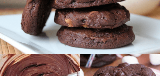 ESSA BOLACHINHA DE CHOCOLATE SÓ LEVA 3 INGREDIENTES E FICA A COISA MAIS GOSTOSA DO MUNDO! NA MINHA CASA NUNCA FALTA ESSA DELÍCIA!