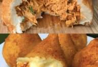 EU FIQUEI IMPRESSIONADA COM A FACILIDADE DESSA RECEITA DE COXINHA! NO LIQUIDIFICADOR, RAPIDINHO FICA PRONTA… E COMO É DELICIOSA, GENTE DO CÉU!