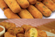 HOJE FIZ DE LANCHE ESSE CROQUETE DE 10 MINUTOS! SUPER FACINHO, É DELICIOSO DEMAIS, EU AMO!!