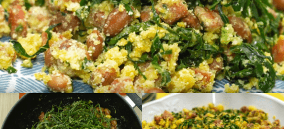 MINHA MADRINHA FEZ ESSA FAROFA DE MISTURADINHOS E EU FIQUEI COMPLETAMENTE APAIXONADA PELA RECEITA! ACOMPANHEI TUDO ENQUANTO ELA FAZIA, É MUITO RÁPIDO E SIMPLES E FICA DE LAMBER OS DEDOS!!