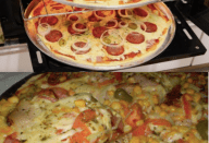 PIZZA DE 10 MINUTOS NO LIQUIDIFICADOR, FICA DELICIOSA E É MUUUUITO FÁCIL DE FAZER!!