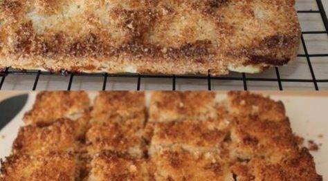 QUADRADINHOS DE COCO CROCANTES POR FORA E CREMOSOS POR DENTRO, A MELHOR SOBREMESA DO PLANETA! VEJA COMO É FÁCIL FAZER!