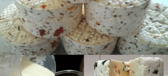 QUEIJO CASEIRO TEMPERADO DE 5 MINUTOS ! EU FIZ E FICA A COISA MAIS DELICIOSA DA FACE DA TERRA!