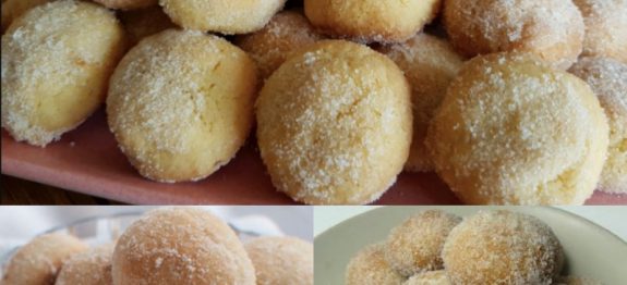 SÉRIO, EU NUNCA COMI ALGO TÃO GOSTOSO COMO ESSES BISCOITINHOS AQUI! ESSA RECEITA EU QUERO TER PRA VIDA INTEIRA…