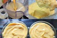 ESSA SOBREMESA VOCÊ COLOCA 3 INGREDIENTES E BATE NO LIQUIDIFICADOR POR 3 MINUTOS E PRONTO, NÃO SEI COMO VIVI TANTO TEMPO SEM ESSA RECEITA! TO VICIADA!