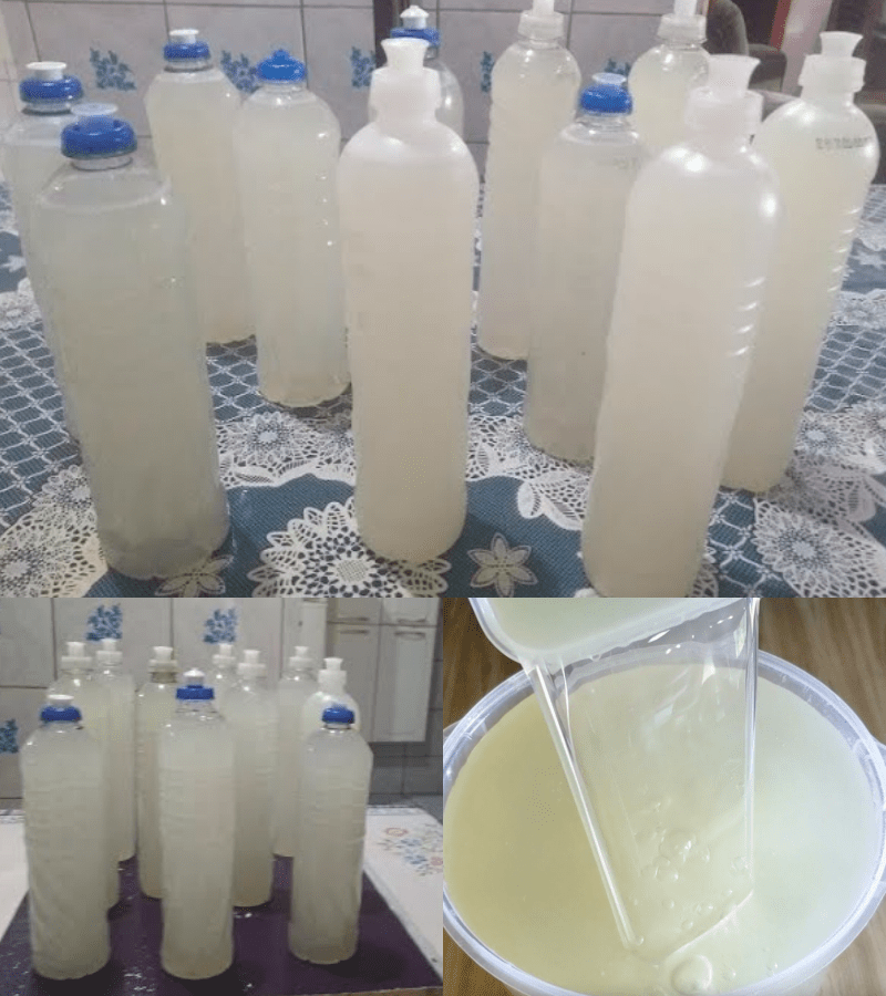 ESSE SABÃO LÍQUIDO TRANSPARENTE É MILAGROSO ! LIMPA ATÉ AS GORDURAS ...
