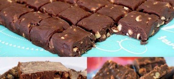 GENTE, EU FIZ ESSE QUADRADINHOS DE CHOCOLATE E, SÉRIO, FIQUEI APAIXONADA! É A MELHOR SOBREMESA DO MUNDO!